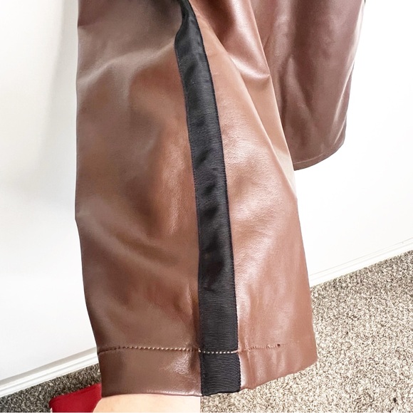 New Anthro Maeve Faux Leather Pants - Picture 8 of 9